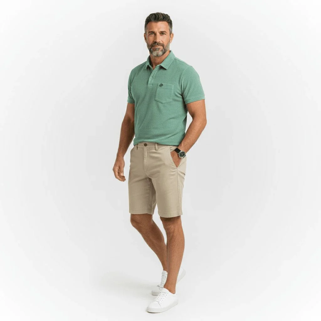 Bermuda coupe chino beige - Image 8