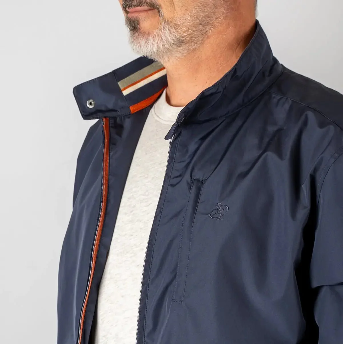 Blouson déperlant bleu marine - Image 2