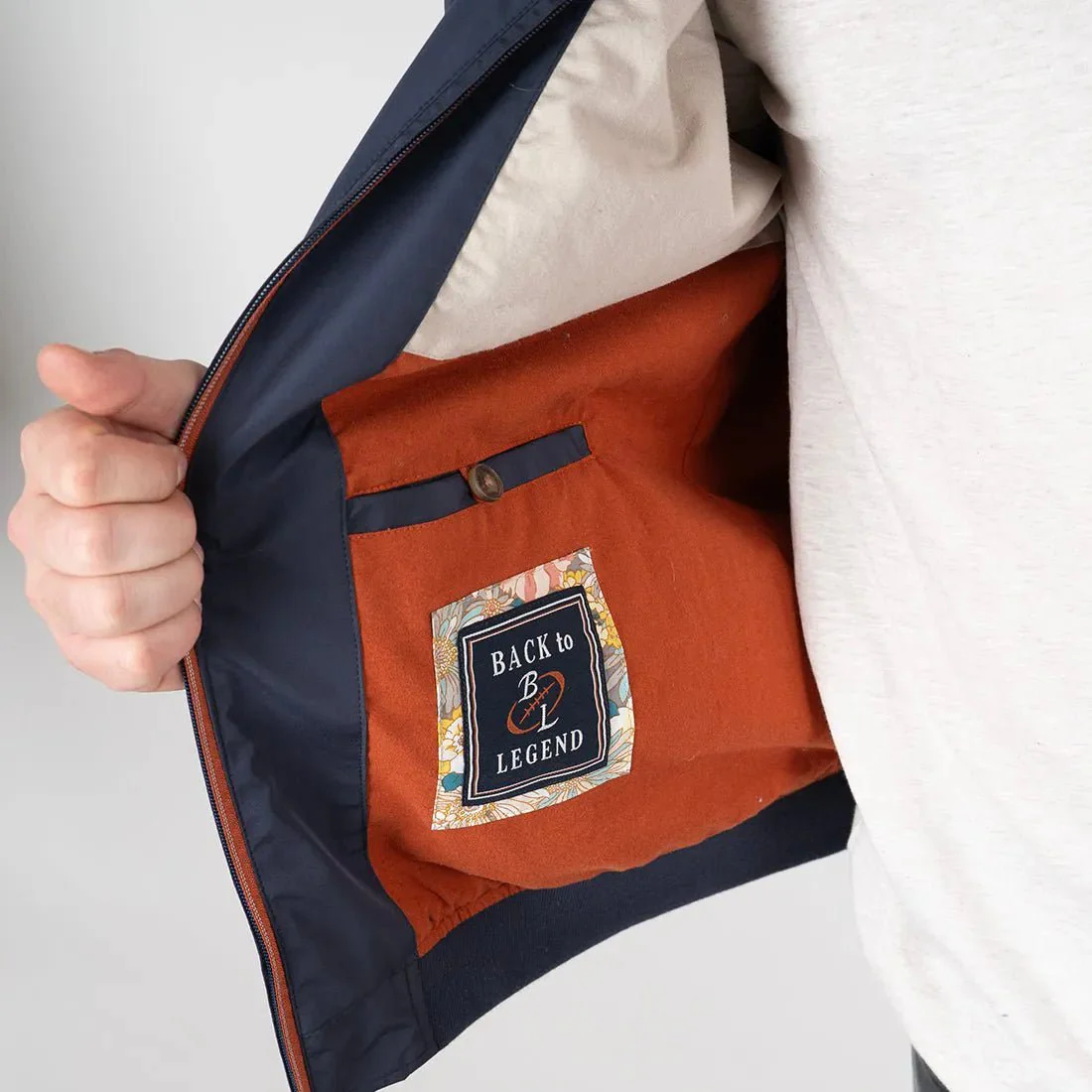 Blouson déperlant bleu marine - Image 6