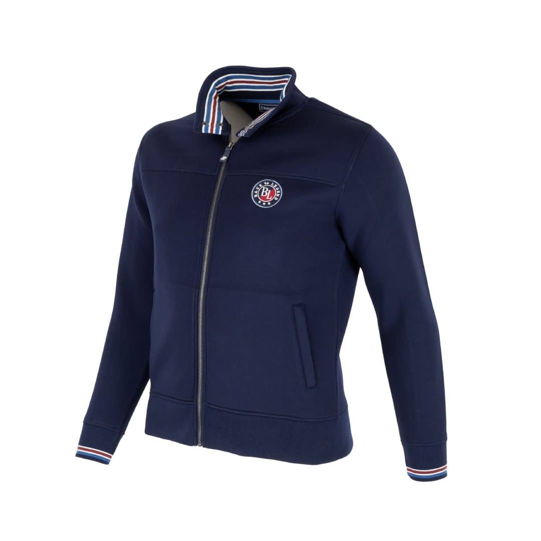 Blouson néoprène bleu marine - Image 3