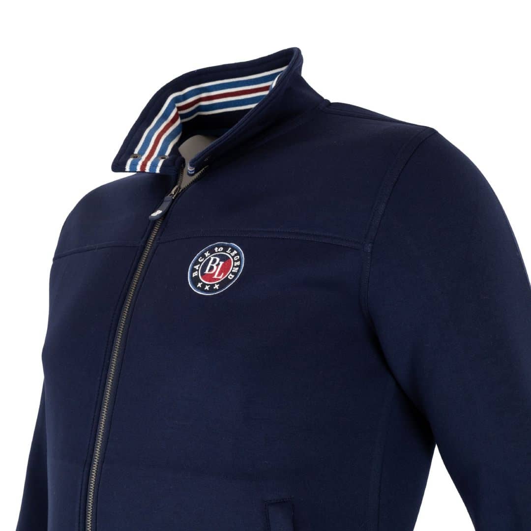 Blouson néoprène bleu marine - Image 6