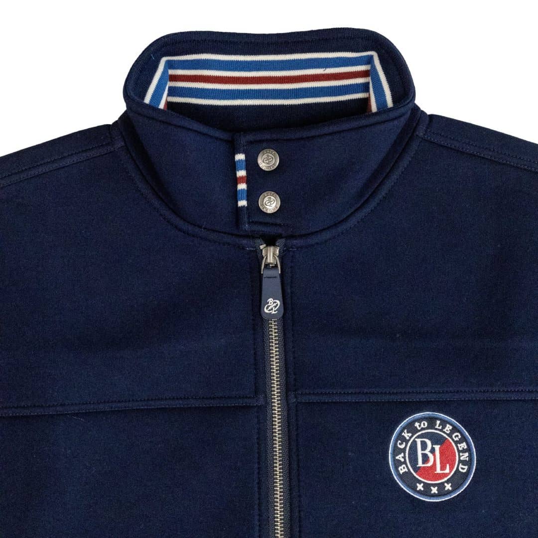 Blouson néoprène bleu marine - Image 7