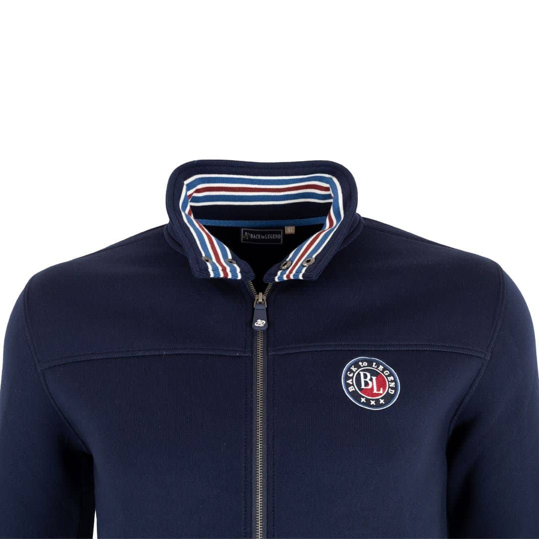 Blouson néoprène bleu marine - Image 9
