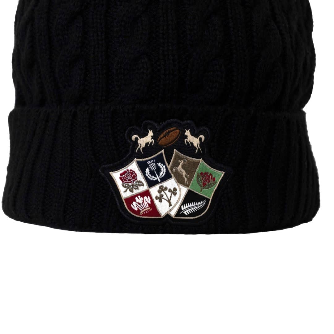 Bonnet noir Barbarians doublé polaire - Image 3
