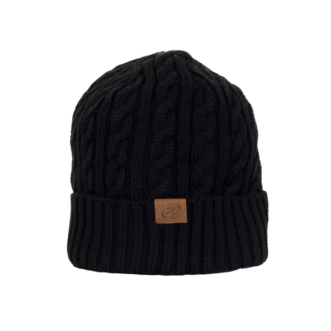 Bonnet noir Barbarians doublé polaire - Image 5