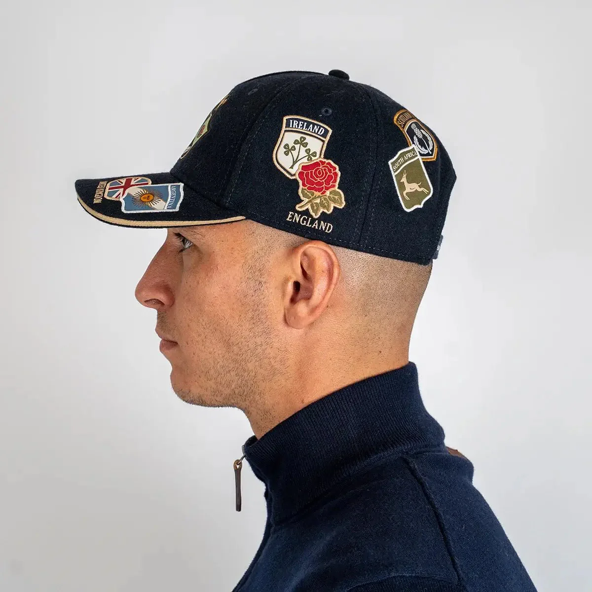 Casquette BARBARIANS multi-nations bleu marine - Image 3