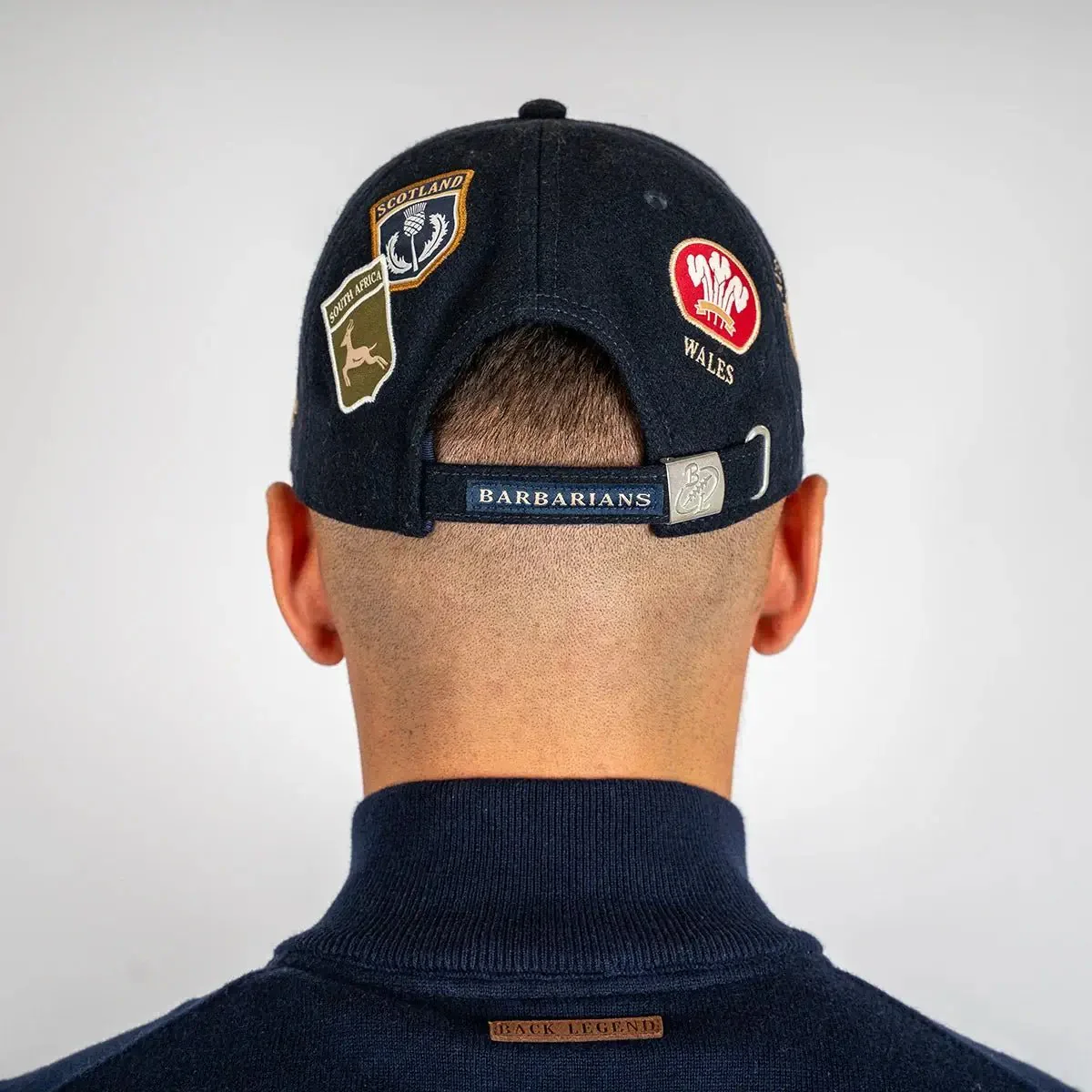 Casquette BARBARIANS multi-nations bleu marine - Image 4