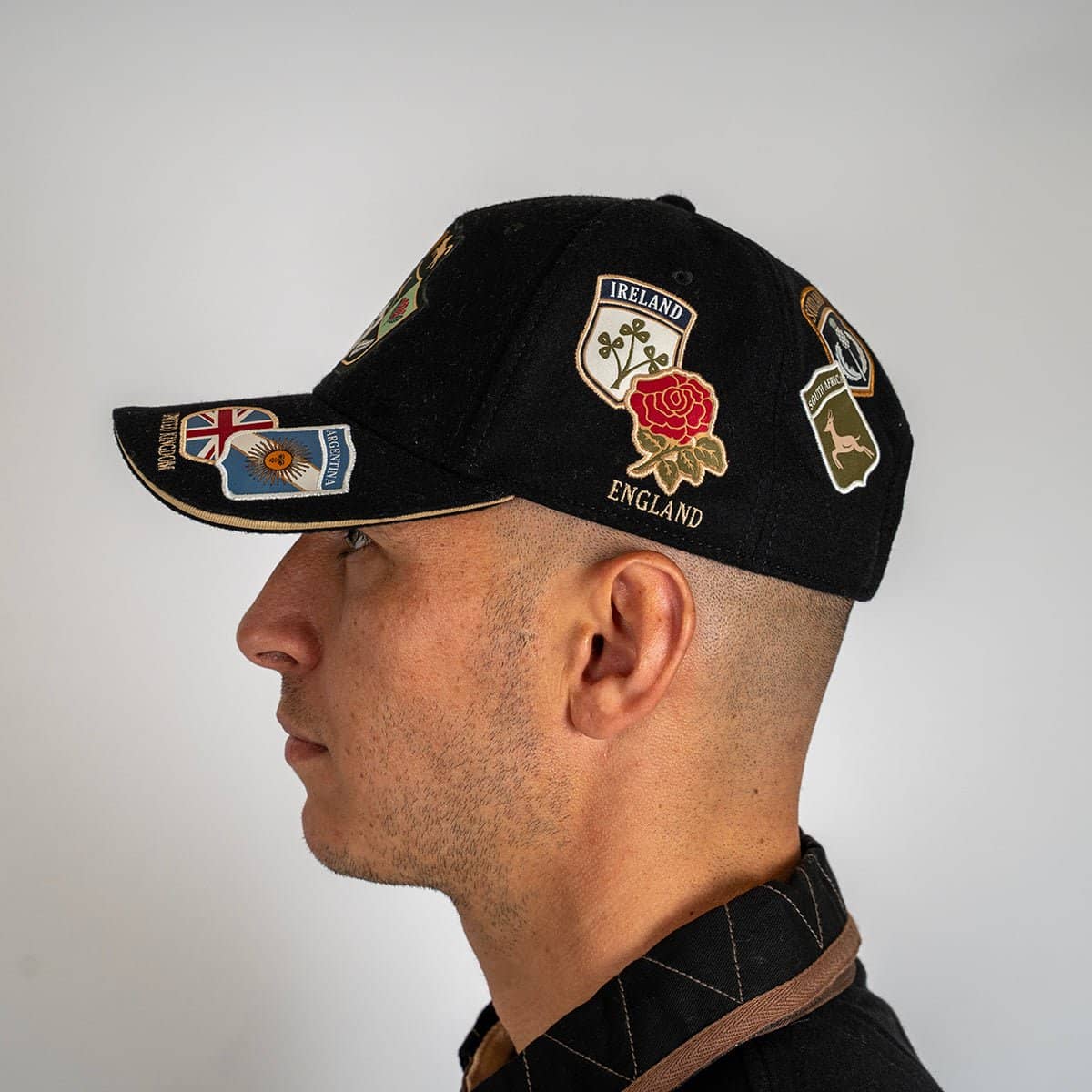 Casquette BARBARIANS multi-nations noire - Image 3