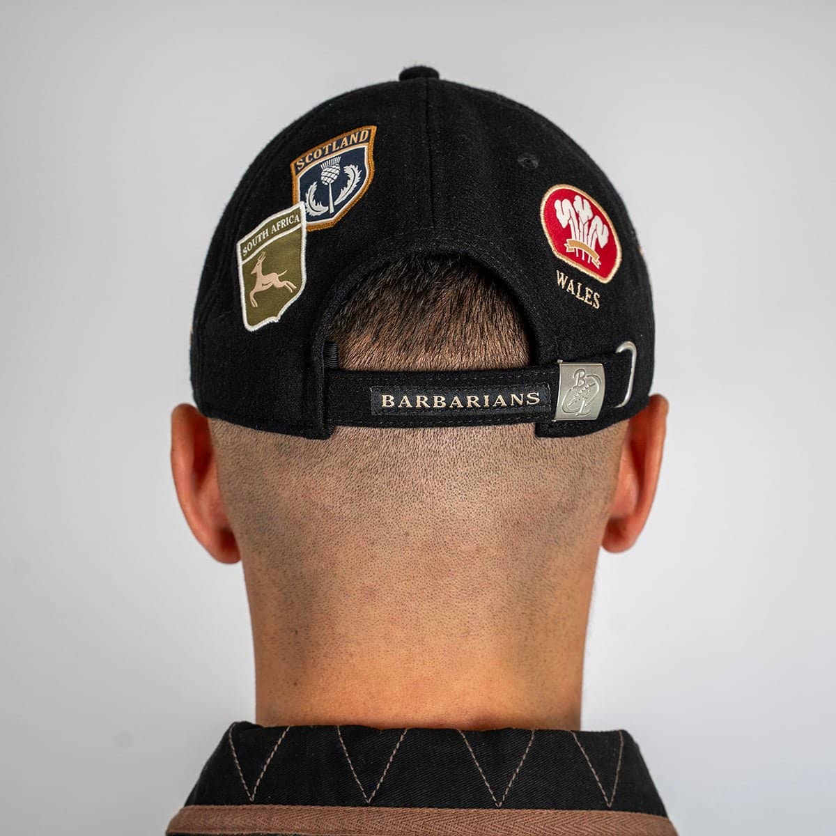 Casquette BARBARIANS multi-nations noire - Image 4