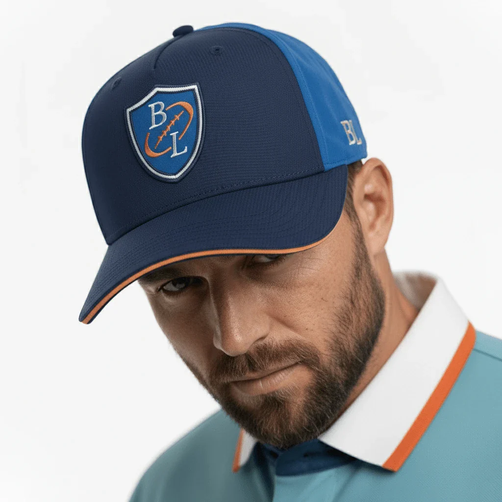 Casquette bicolore bleue signature BACK to LEGEND