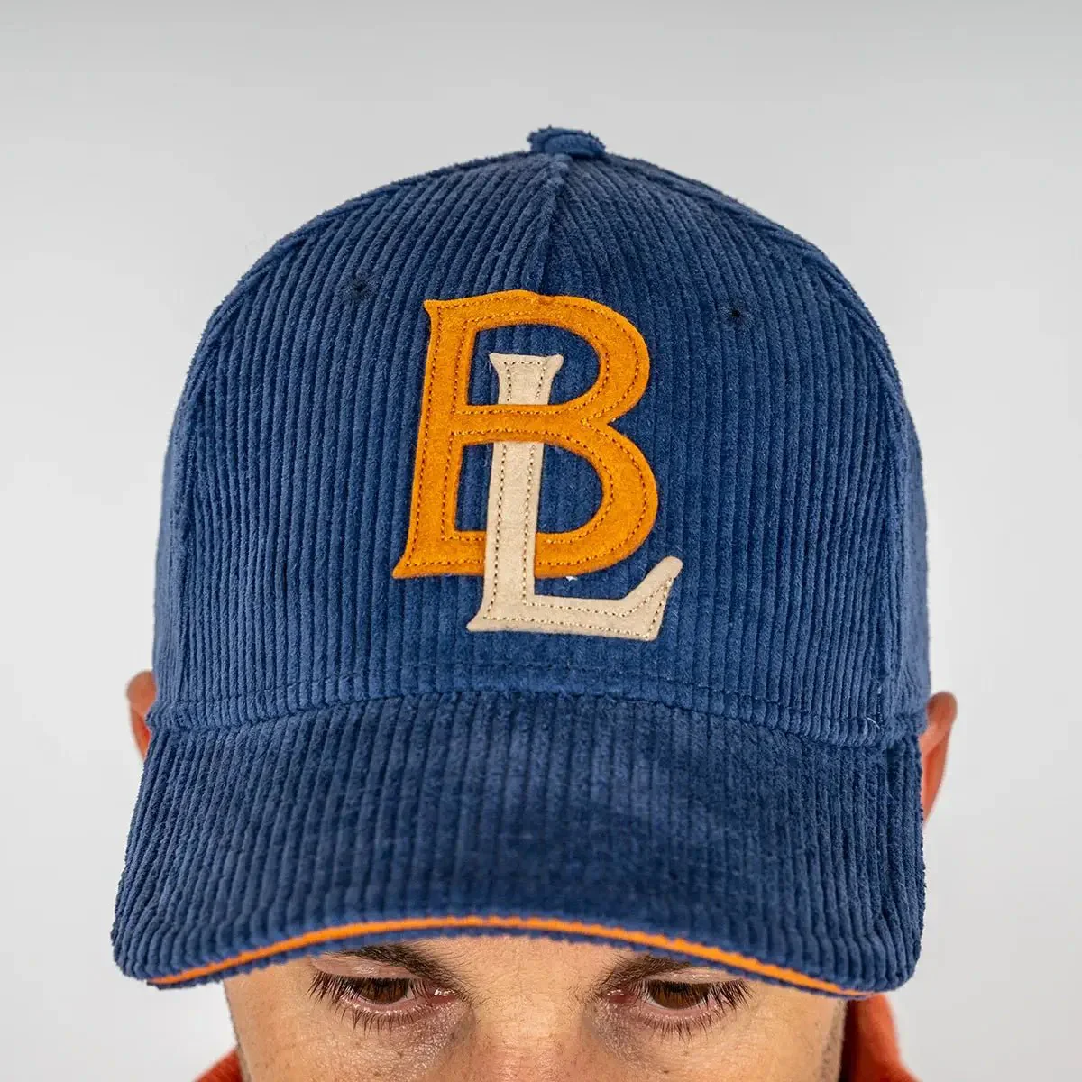 Casquette bleu indigo en velours BACK to LEGEND - Image 3