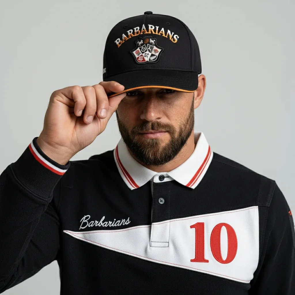 Casquette brodée Barbarians noire