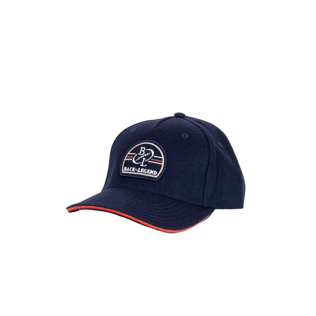 Casquette feutrine bleu marine