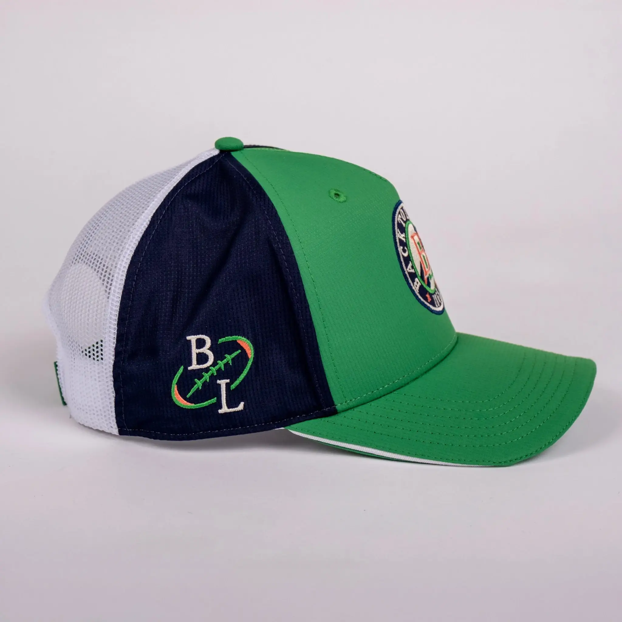 Casquette tricolore verte bleue et blanche - Image 3