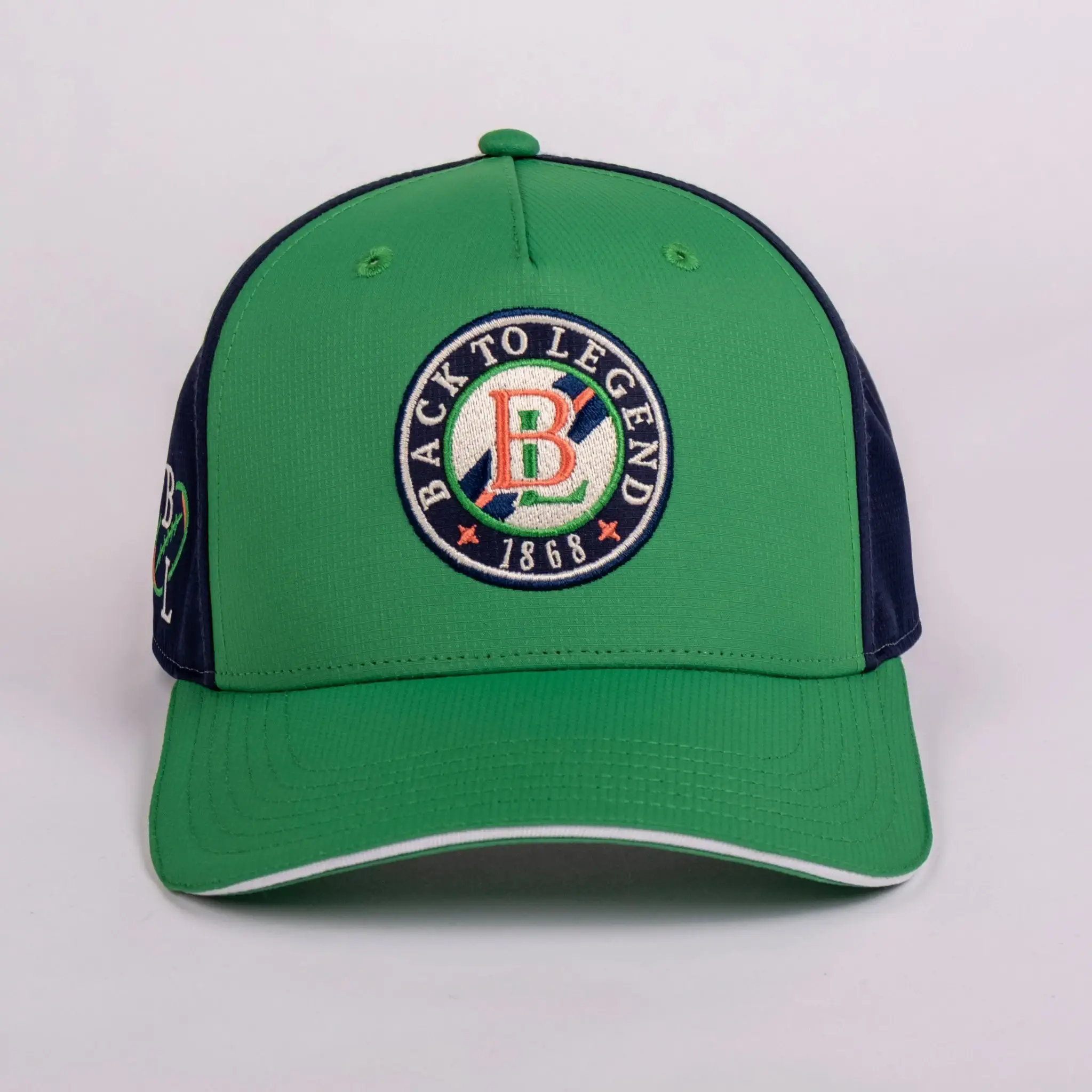 Casquette tricolore verte bleue et blanche - Image 4