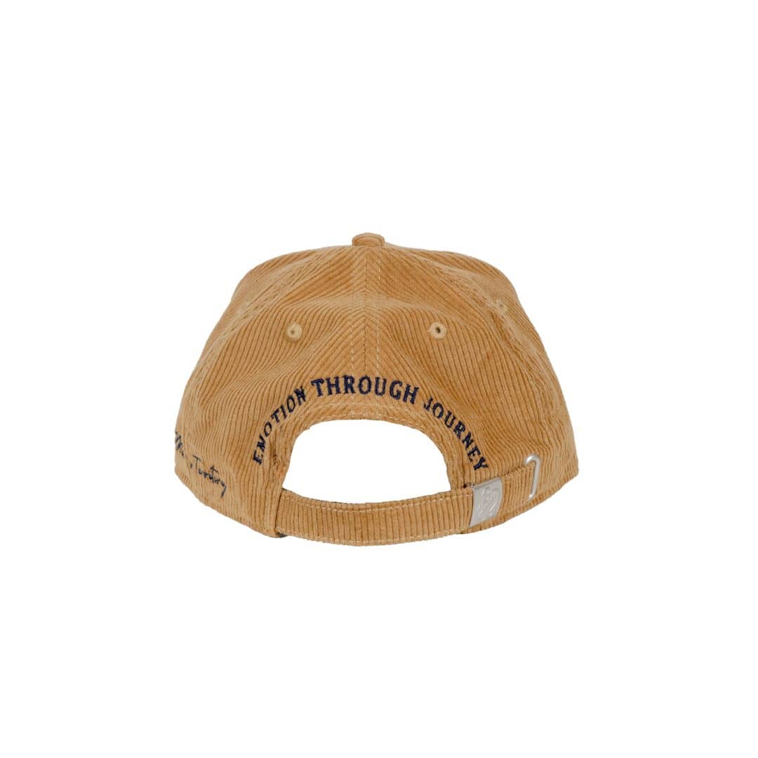 Casquette en velours ocre - Image 2
