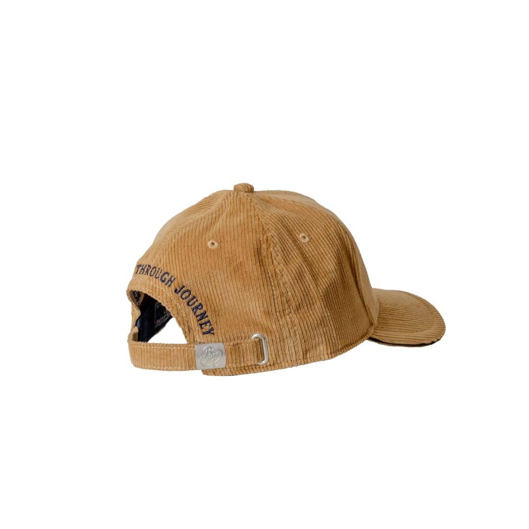 Casquette en velours ocre - Image 3