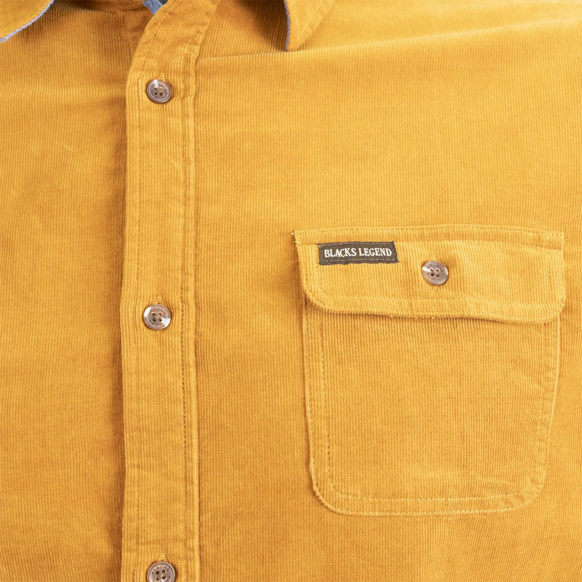 Chemise ml jaune en velours - Image 3