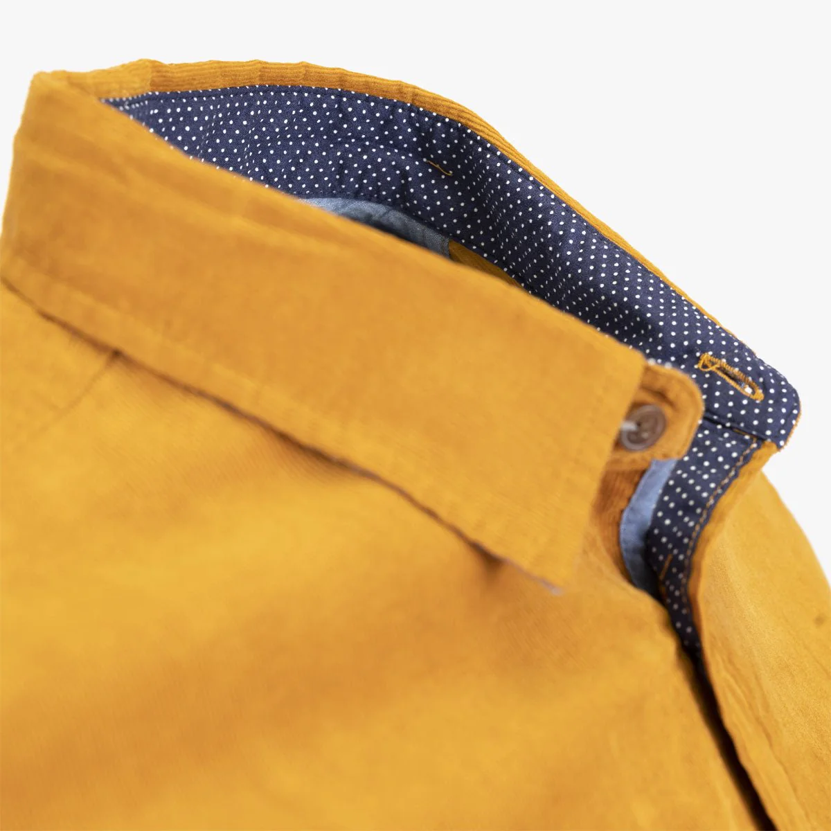 Chemise ml jaune en velours - Image 6