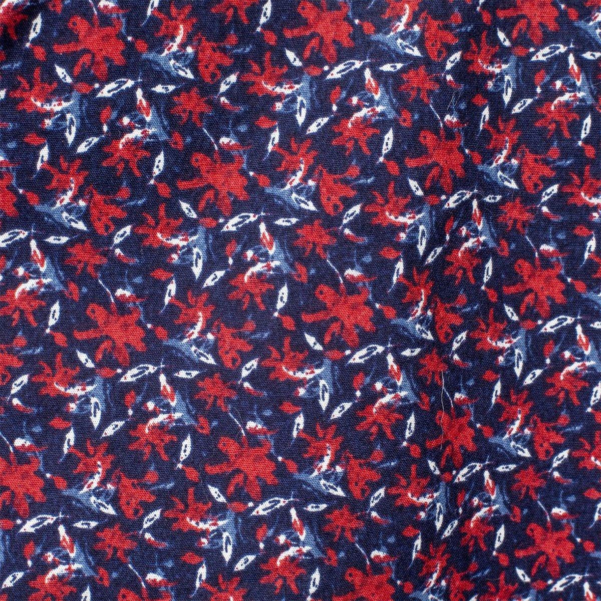 Chemise femme ml bleue à fleurs - Image 8