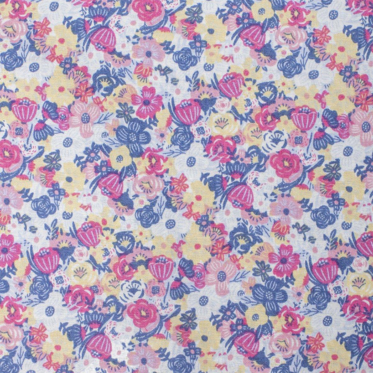Chemise femme ml rose imprimé fleuri - Image 3