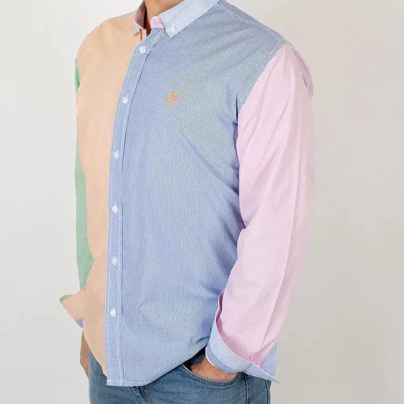 Chemise ml rayée multicolore - Image 6