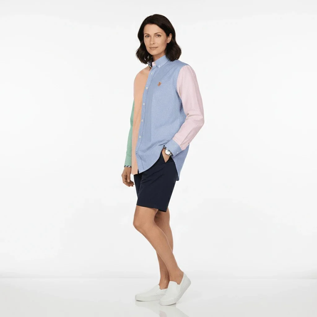 Chemise ml rayée multicolore (femme) - Image 5