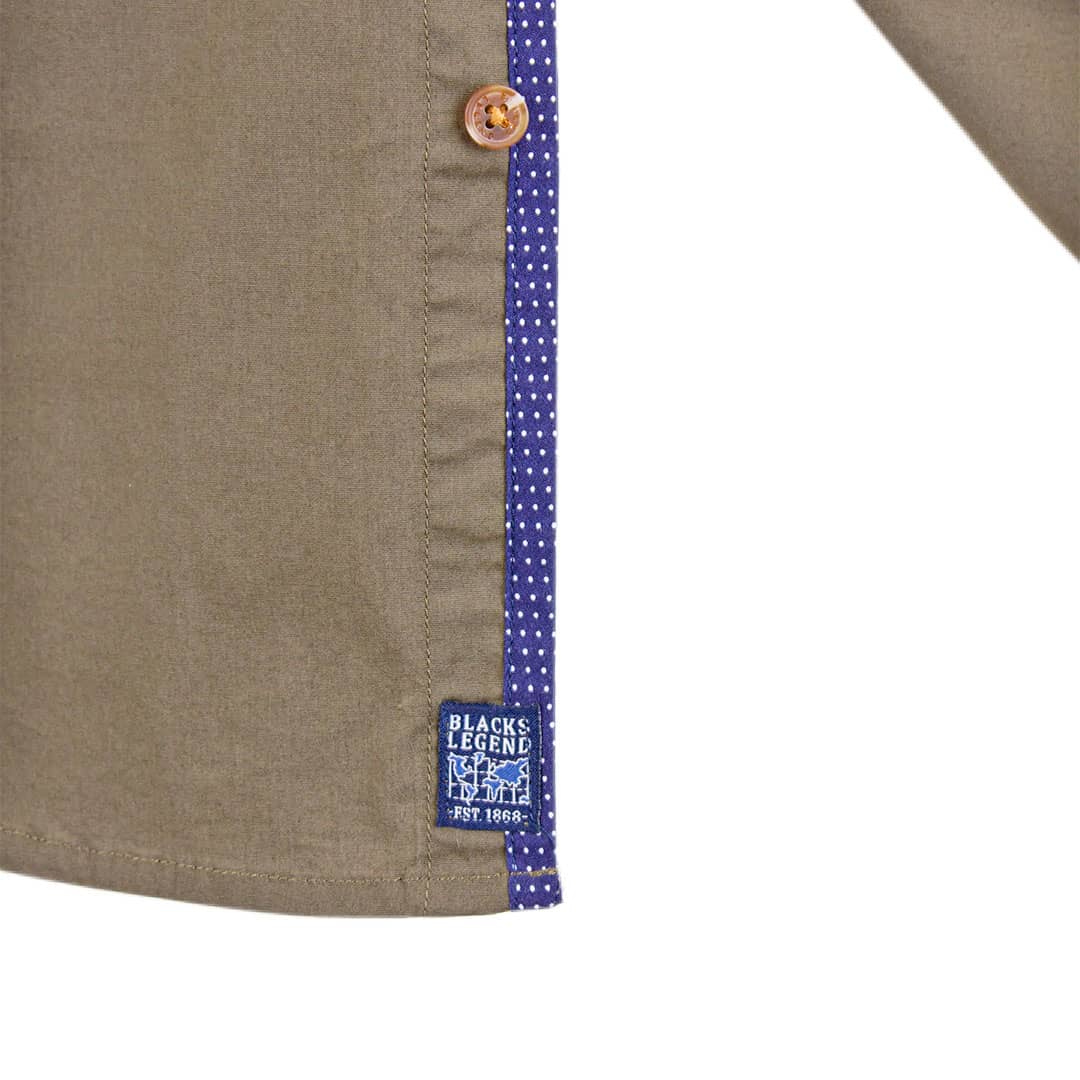 Chemise ml kaki unie - Image 4