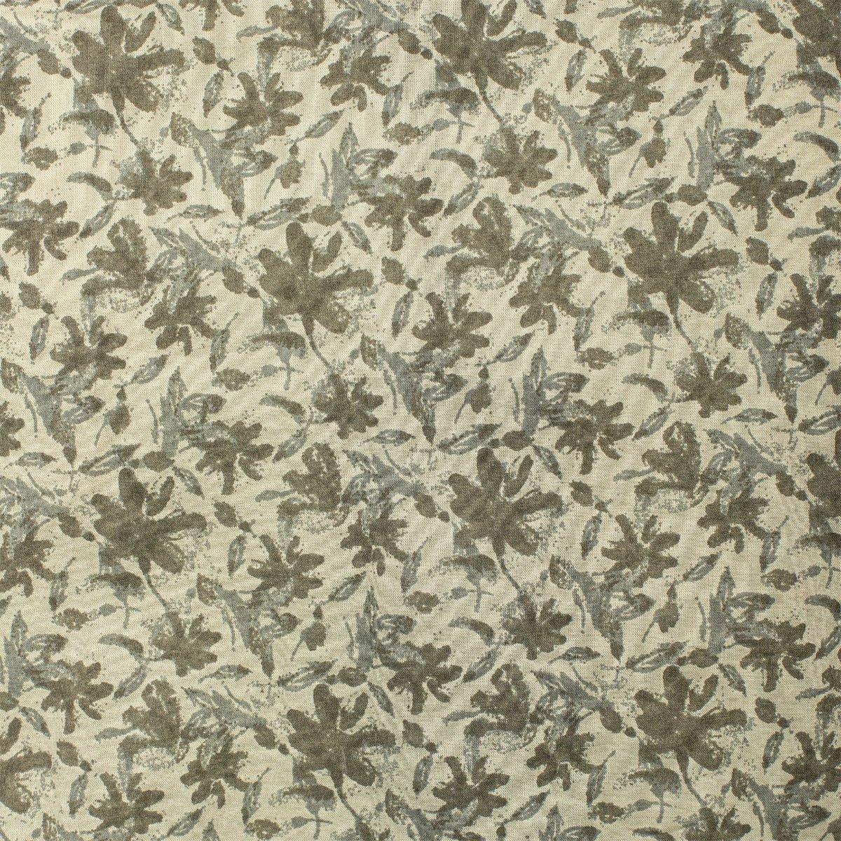 Chemise ml verte imprimé fleuri - Image 3