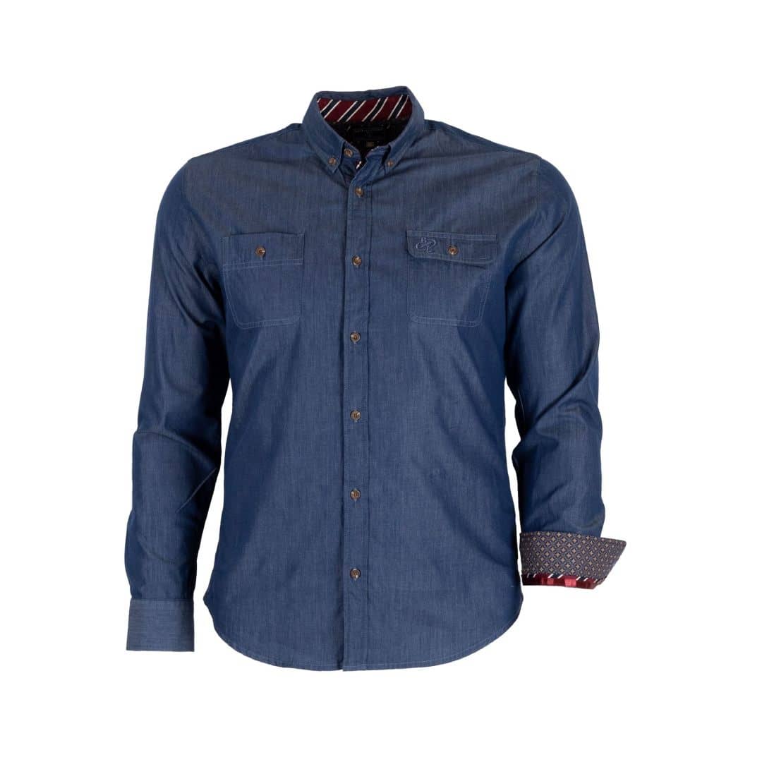 Chemise ml Back to Legend en chambray foncé - Image 3