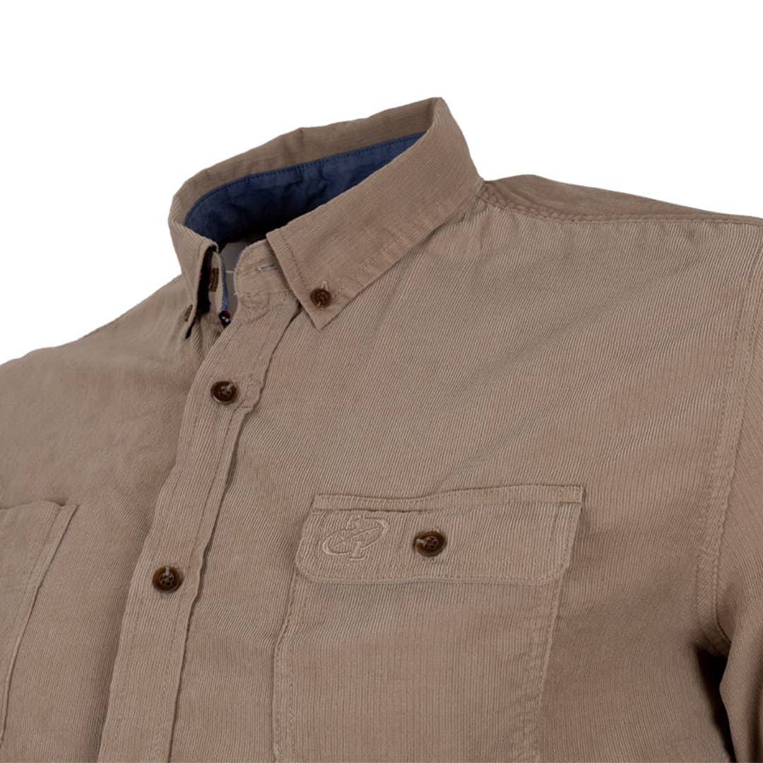 Chemise ml beige en velours côtelé - Image 5