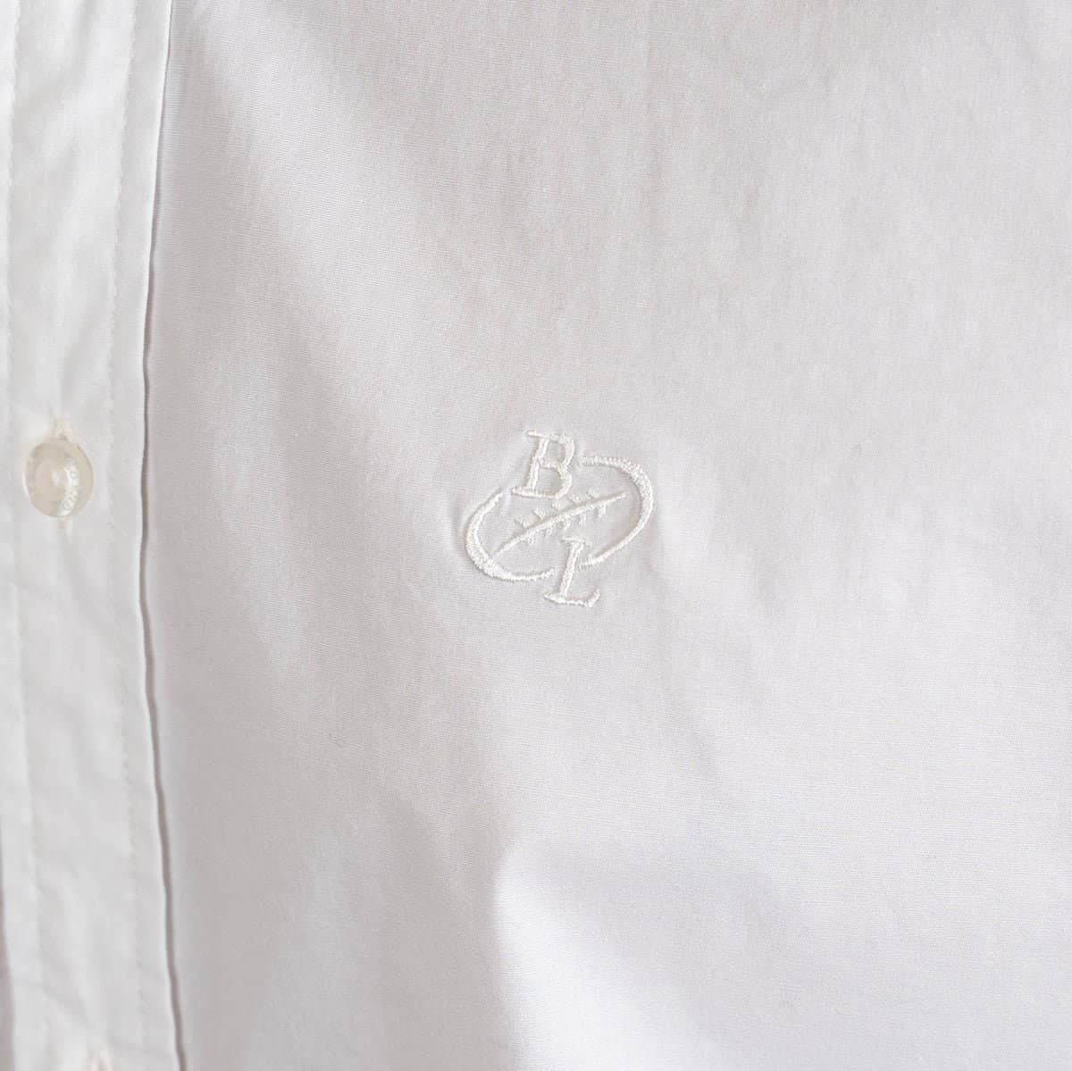 Chemise ml blanche en popline - Image 4