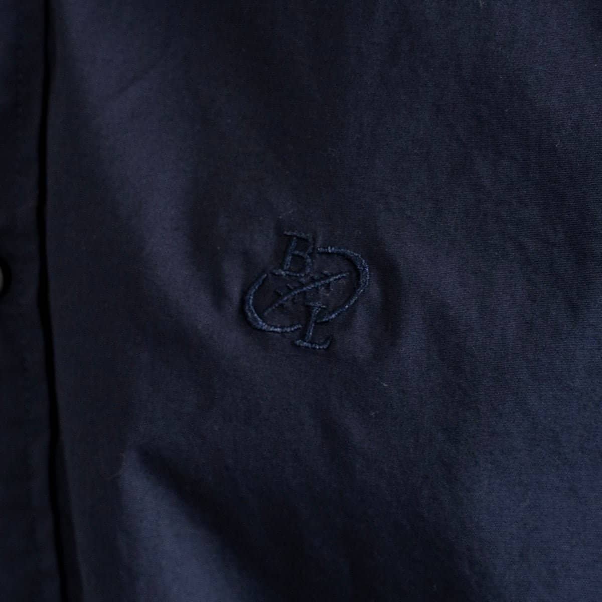Chemise ml bleu marine en popline - Image 4