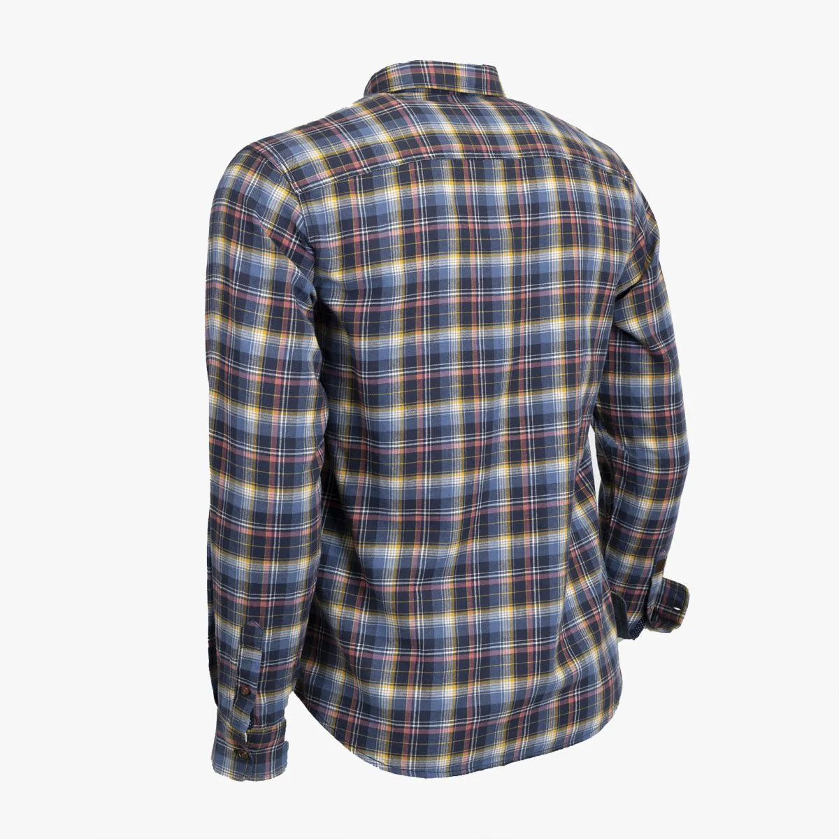 Chemise ml bleu marine à carreaux - Image 6