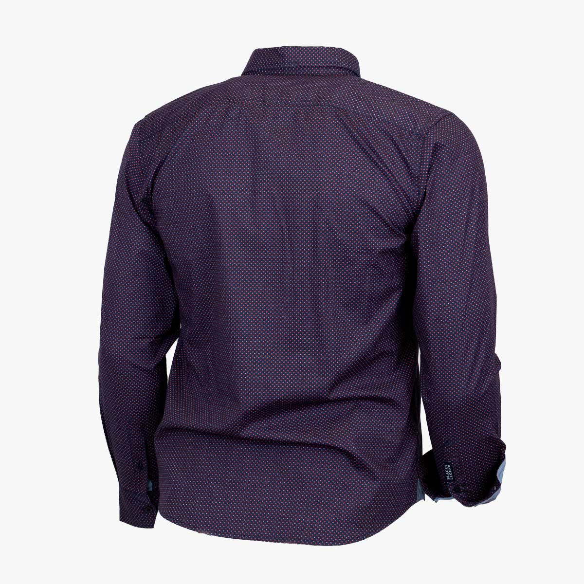Chemise ml bleu marine fantaisie - Image 2