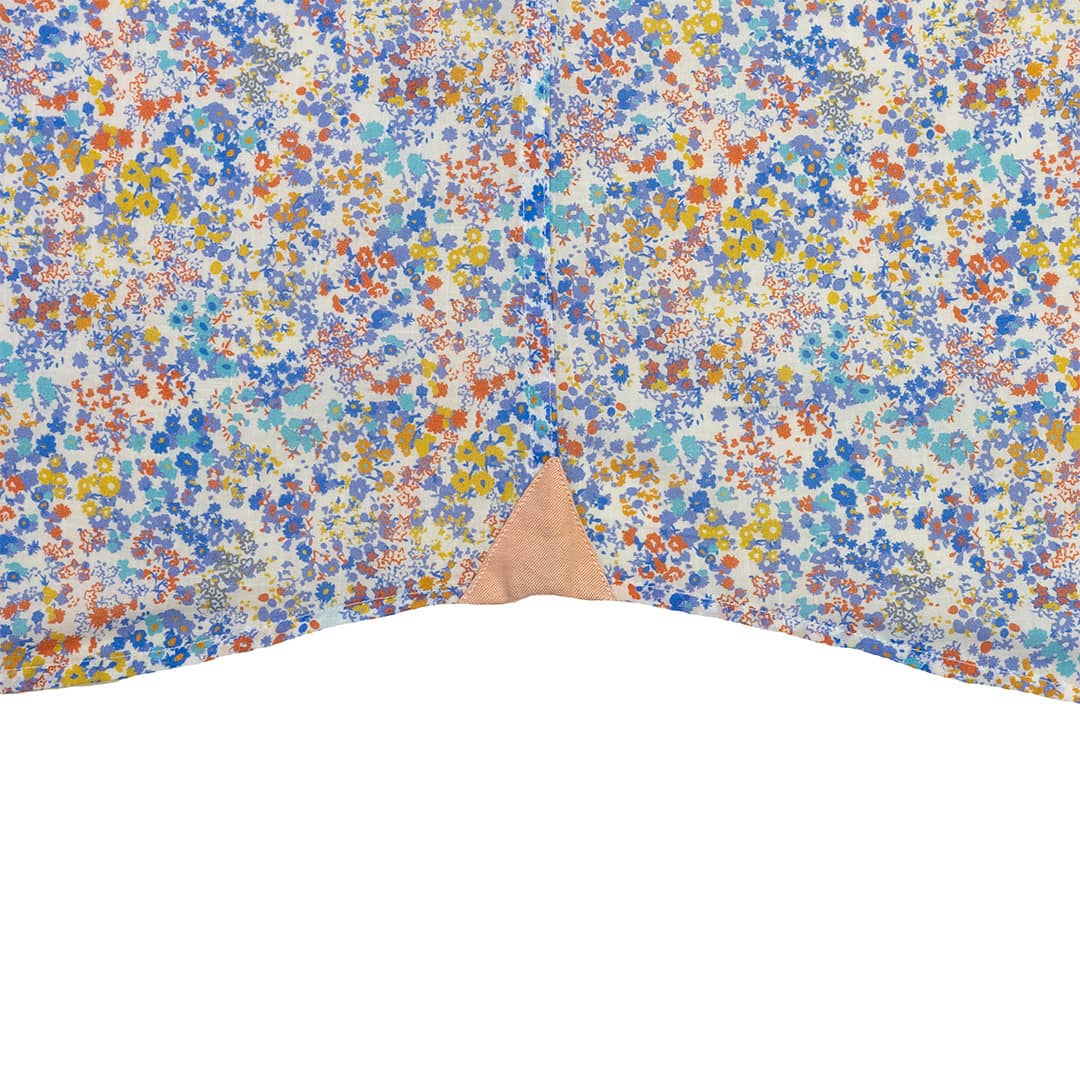 Chemise ml légère fleurie bleu ciel - Image 9