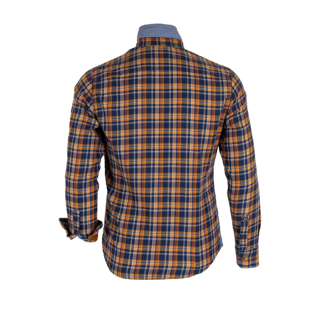 Chemise ml marron en flanelle brossée - Image 2