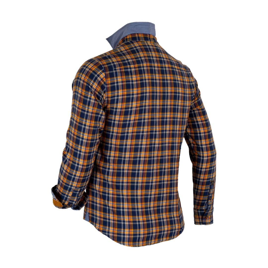 Chemise ml marron en flanelle brossée - Image 3