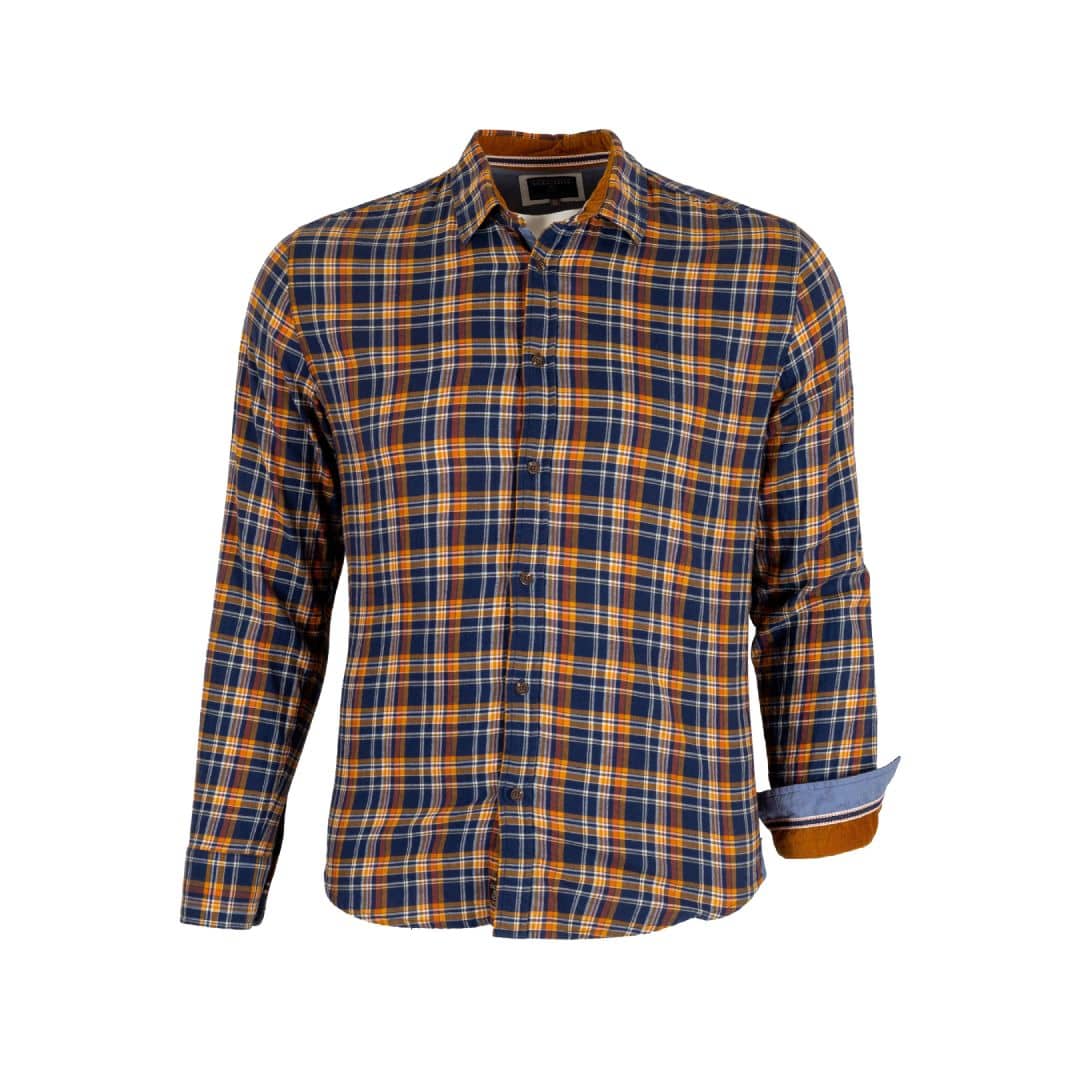 Chemise ml marron en flanelle brossée - Image 4