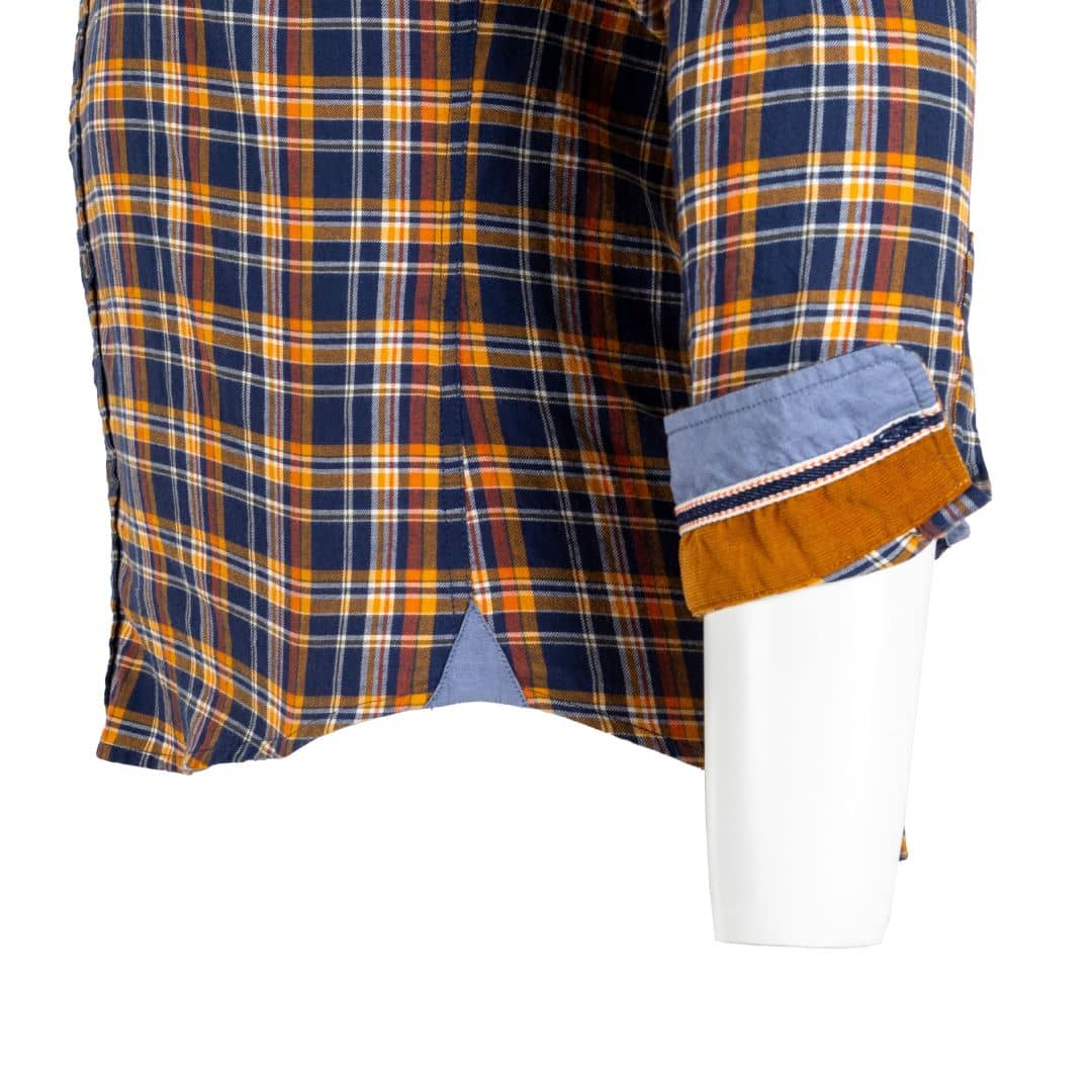 Chemise ml marron en flanelle brossée - Image 6