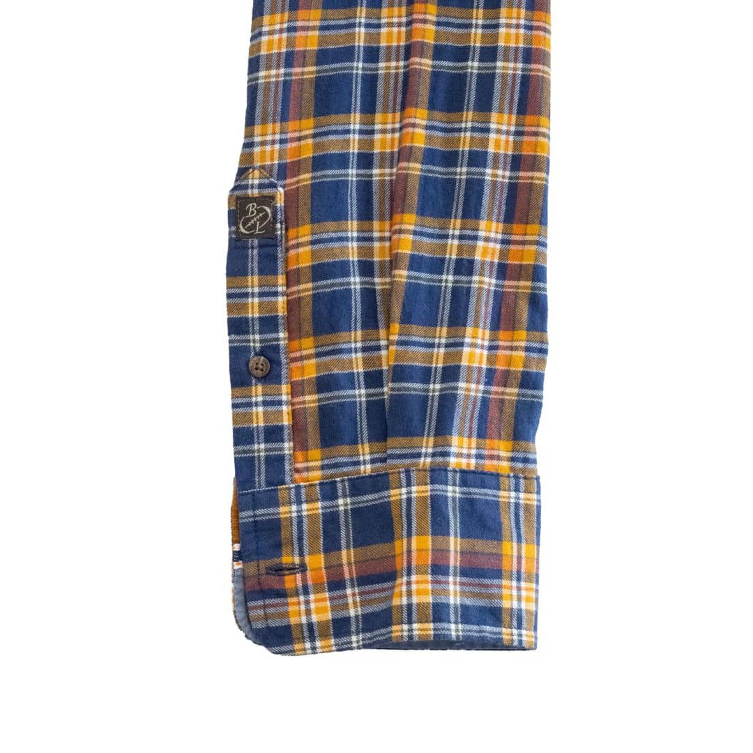 Chemise ml marron en flanelle brossée - Image 8