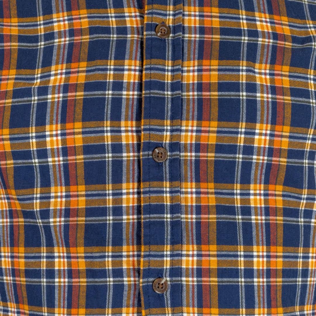 Chemise ml marron en flanelle brossée - Image 9