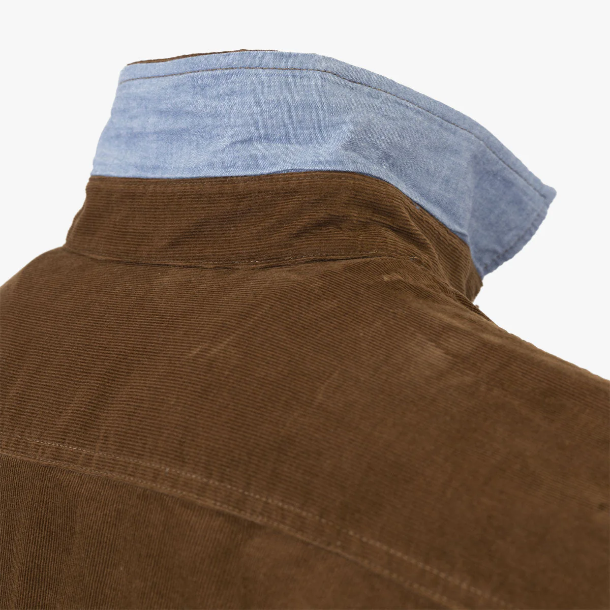 Chemise ml marron en velours - Image 6