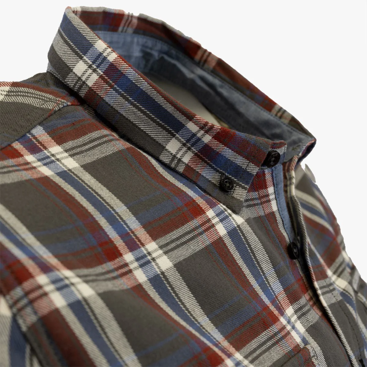 Chemise ml verte à carreaux - Image 4