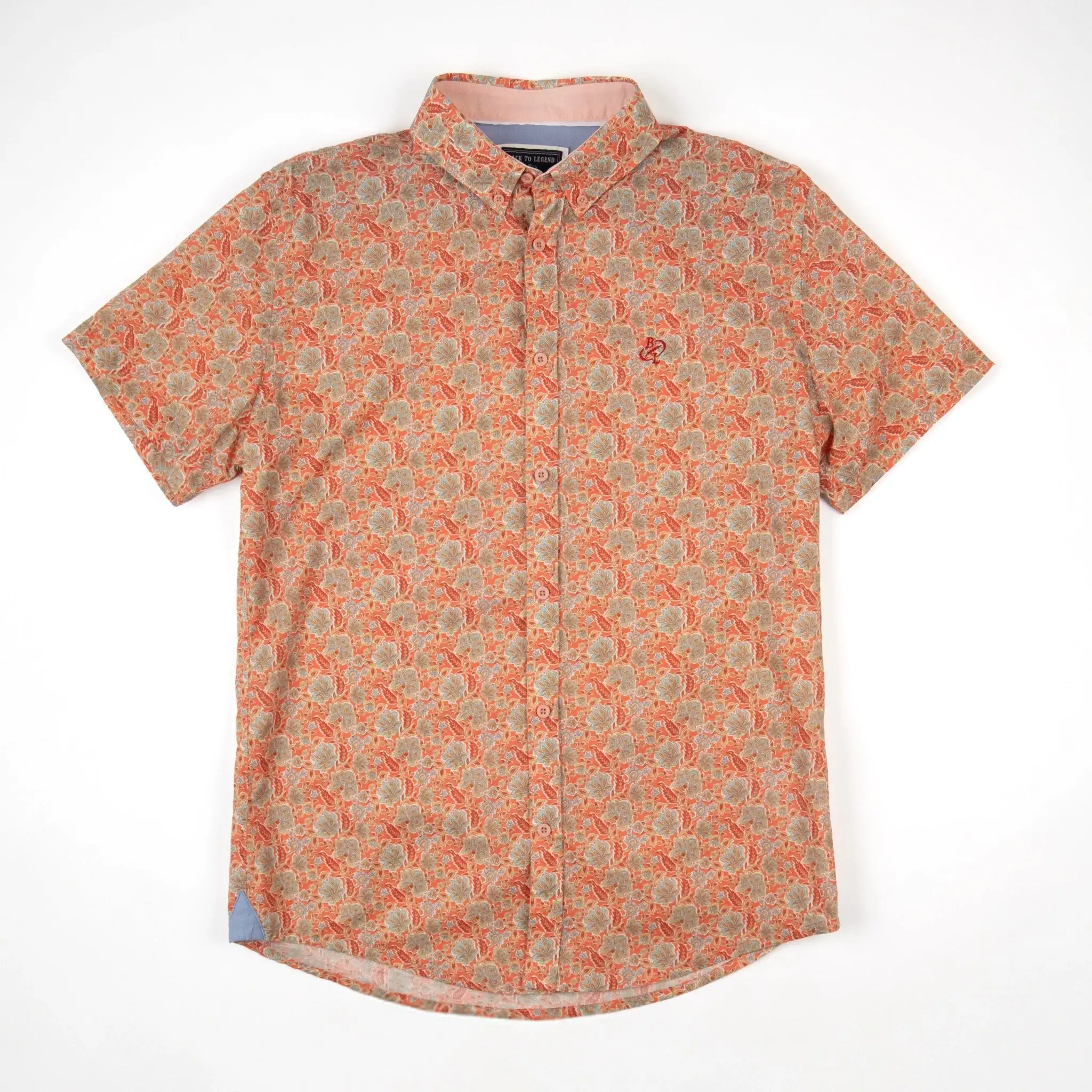 Chemise rose à motif floral - Image 3