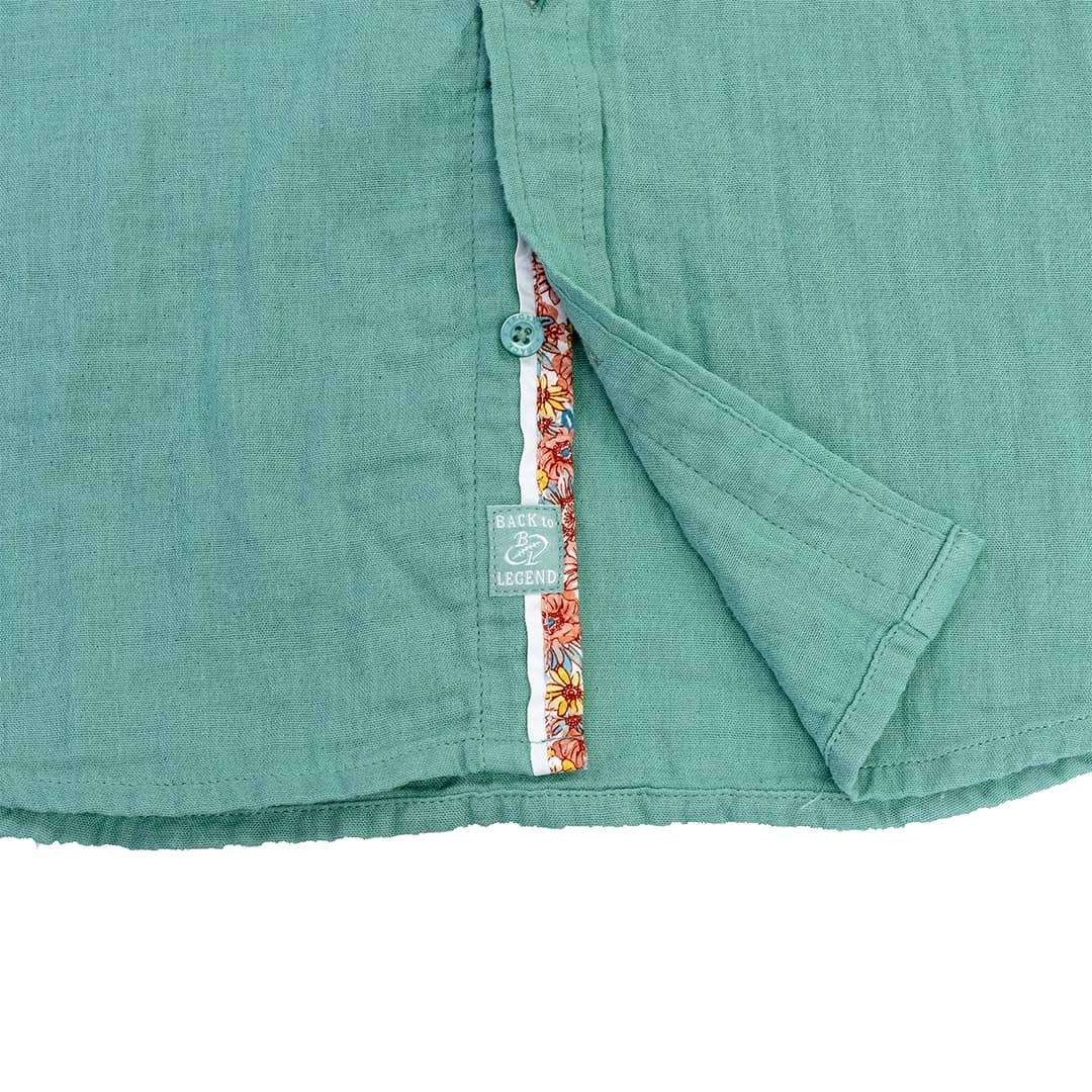 Chemise vert cactus 2 poches poitrine - Image 5