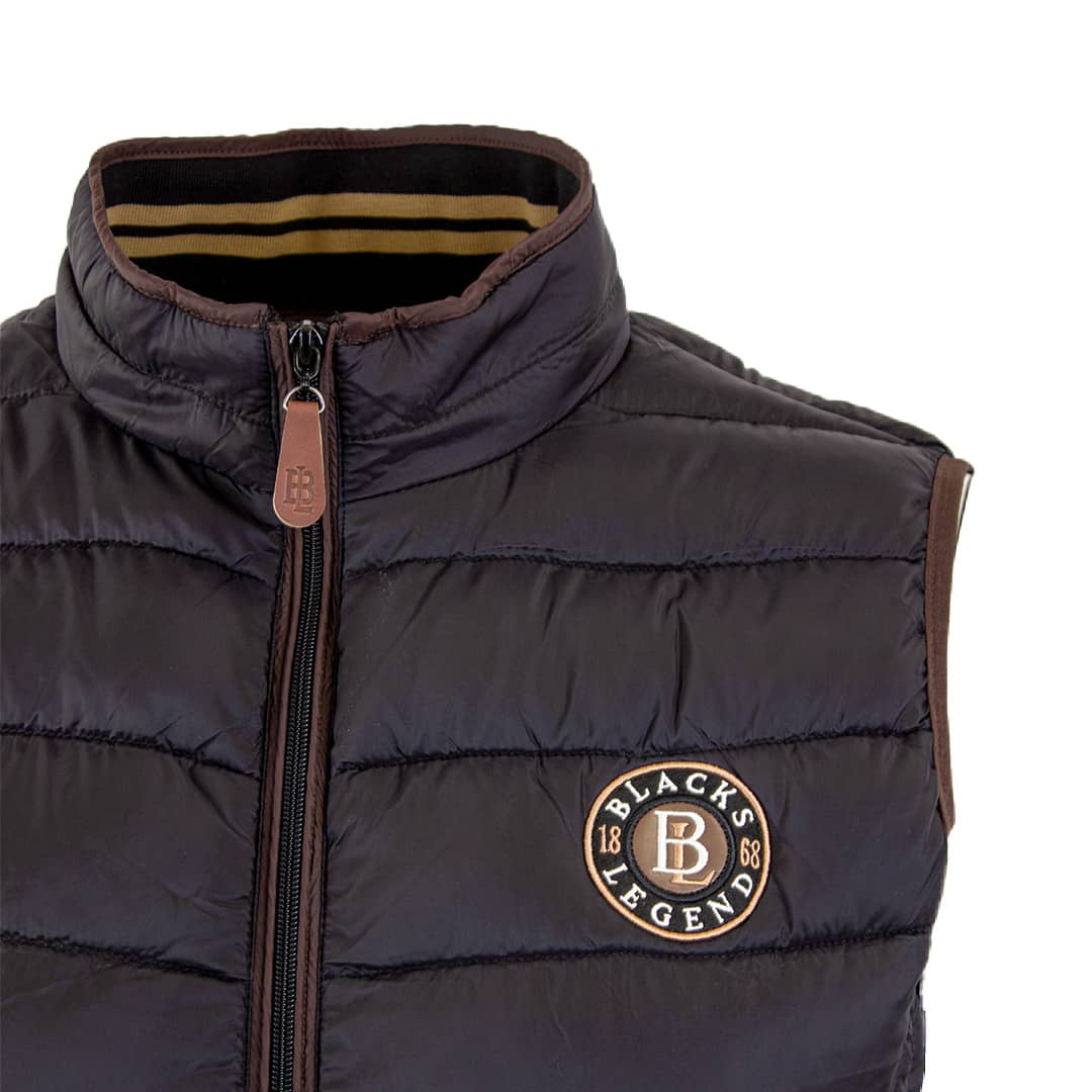Doudoune sans manches noire full-zip - Image 3