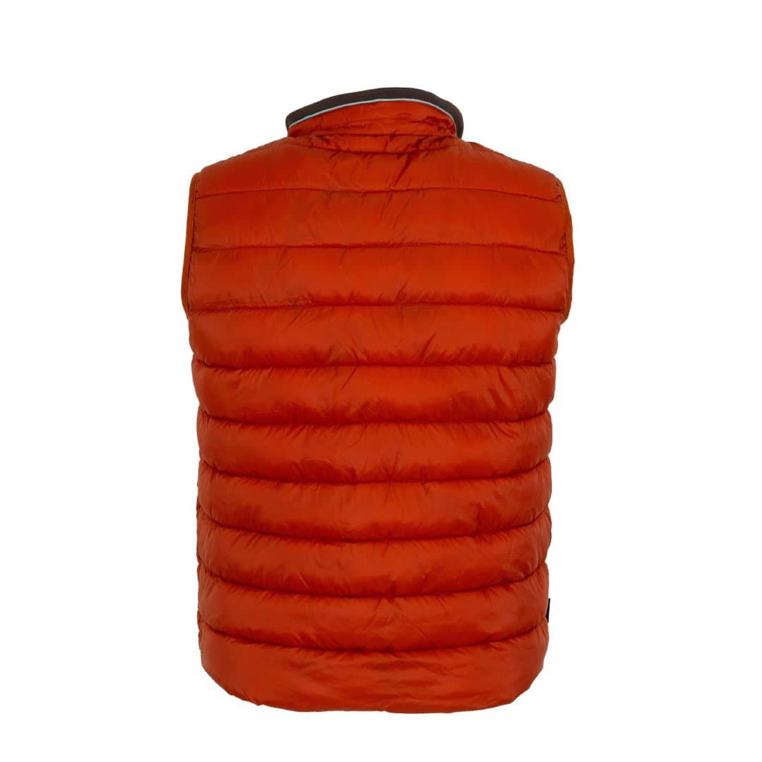 Doudoune sans manches doublée orange - Image 4