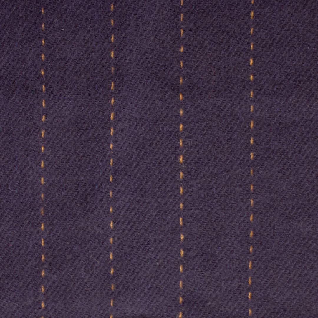 Écharpe rayée bleu marine - Image 3