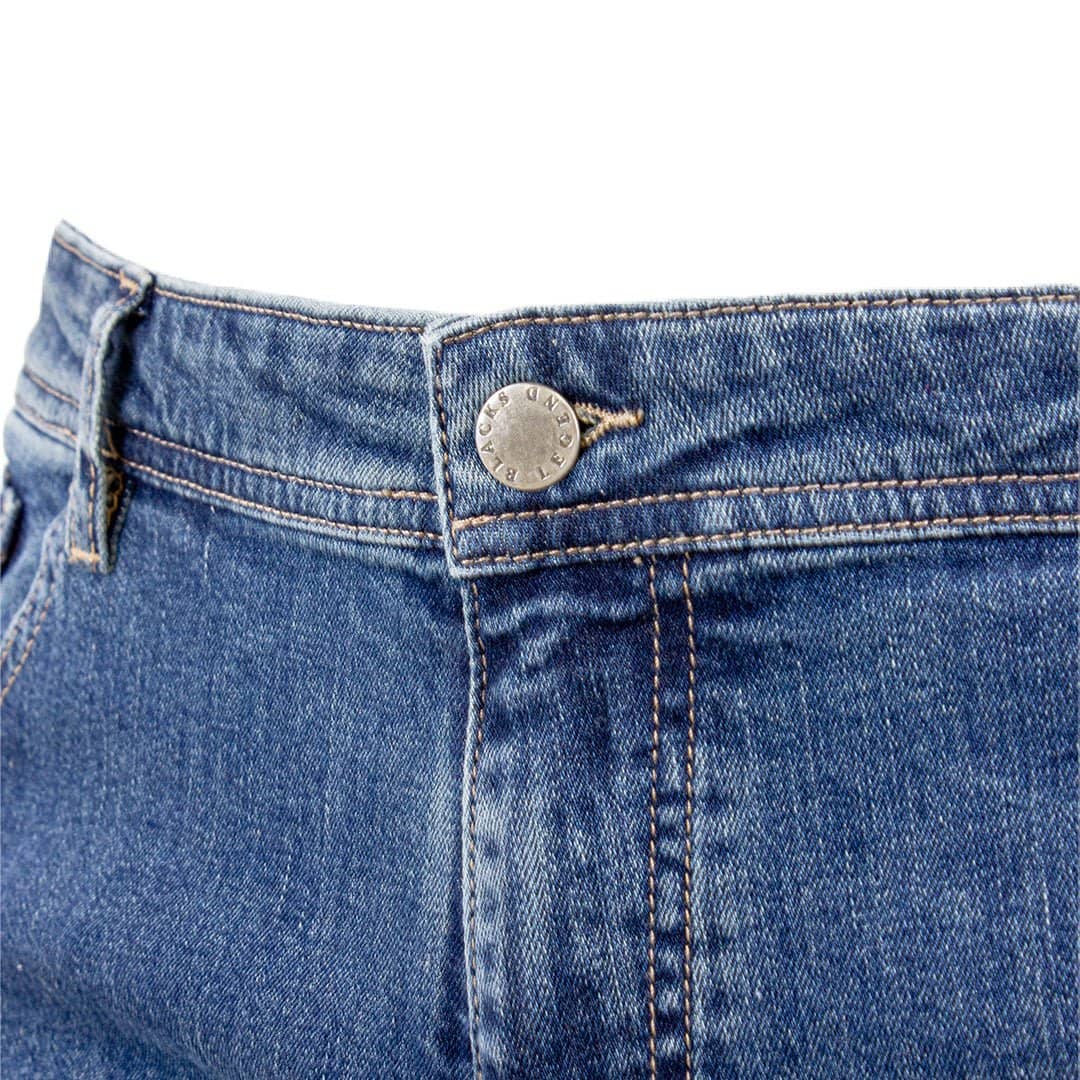 Jeans droit bleu délavé - Image 5